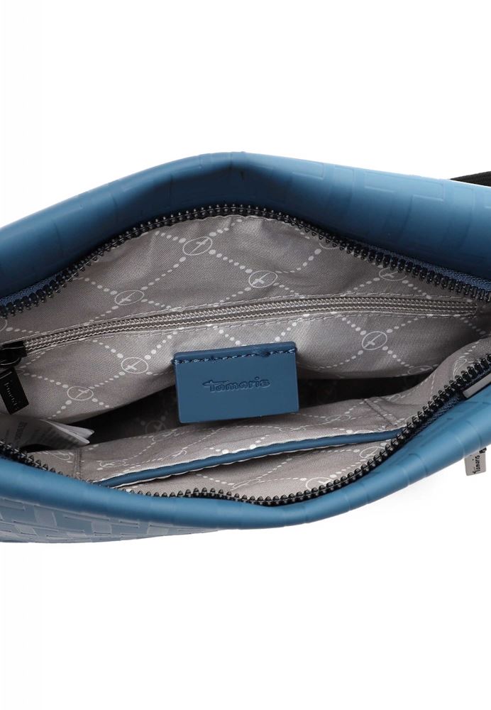 Tamaris Umhängetasche Crossbody-Bag Jella Neopren-Optik blau S22 32030,532 