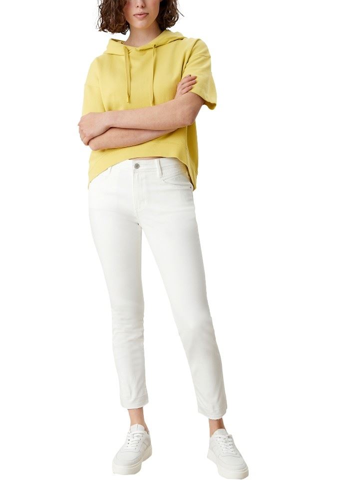 s.Oliver 7/8 Hose Denim Slim weiß S12 2114214 42 | 02Z8 off-white | 