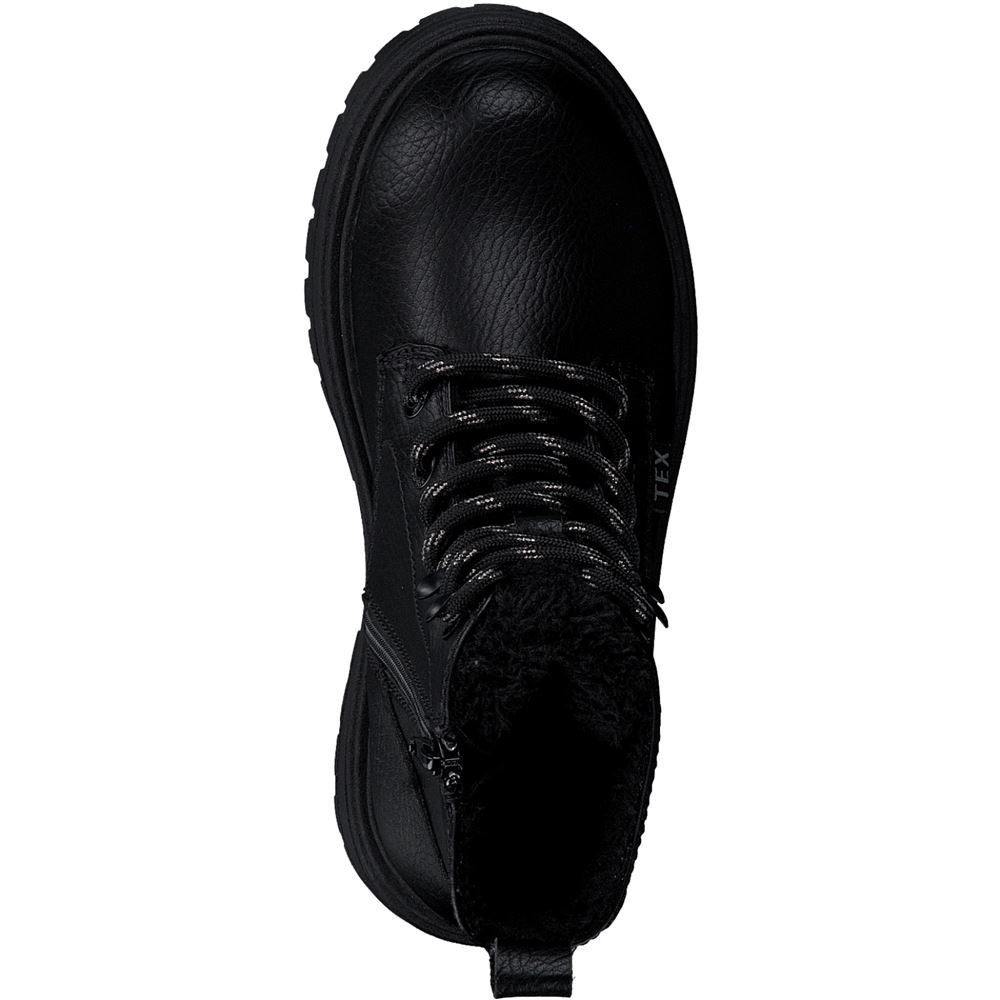 s.Oliver Mädchen Winterboots Winterstiefel TEX- Membran Warmfutter schwarz S22  5-5-46208-29 33 | 001 BLACK | 