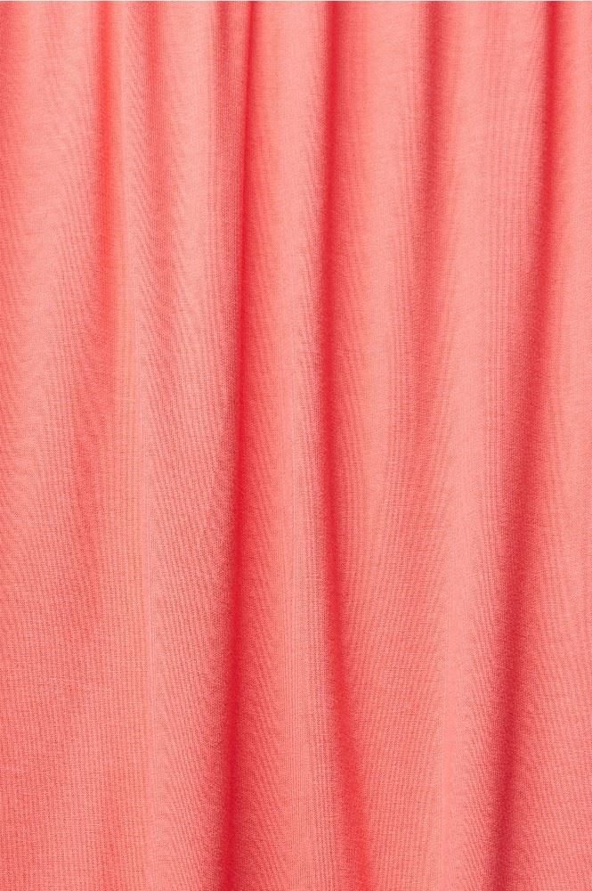 ESPRIT Midikleid aus Jersey, LENZING™ ECOVERO™ Volantsaum rot S12 062EE1E313 