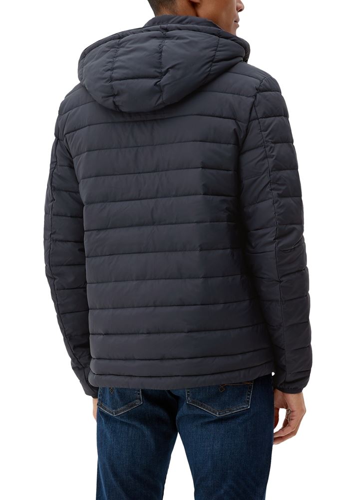s.Oliver Herren Steppjacke Stehkragen Light- Down- Optik Zwei- Wege- Reißverschluss  S22 2115321 