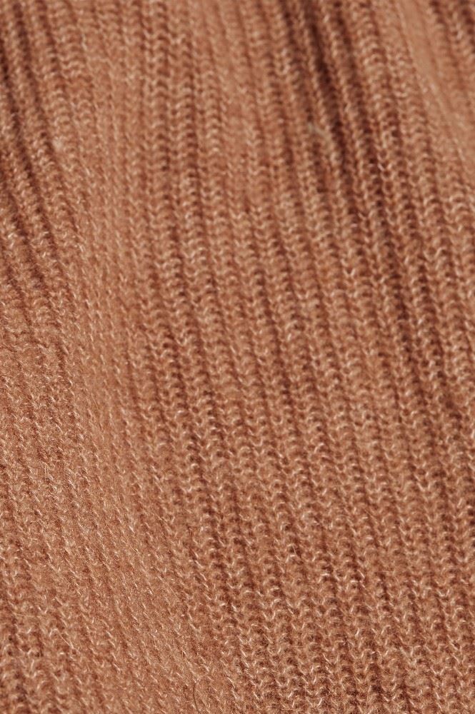 ESPRIT Cardigan aus Rippstrick mit Wolle/Alpaka 991EO1I310 L | E239 CARAMEL 5 | 