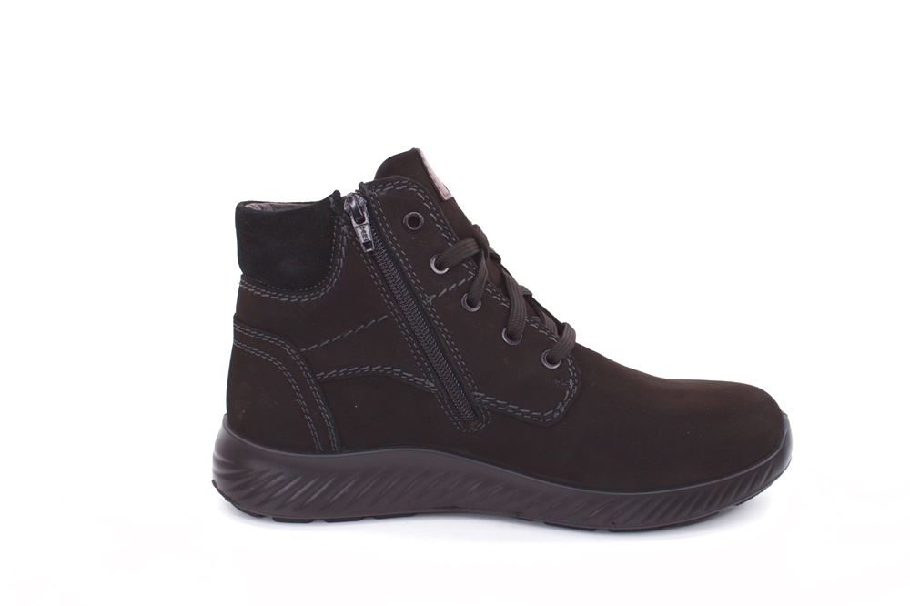 Jomos Herren Stiefelette Leder TEX- Membran Warmfutter Comfortweite H schwarz S22 326901 48 | 0065 schwarz/tu | 