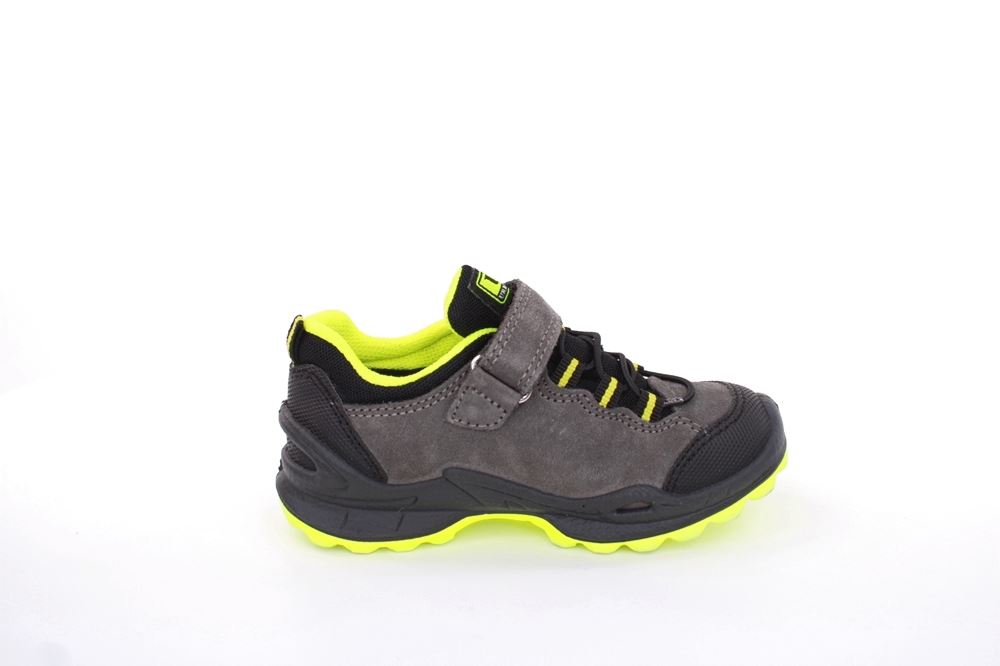 Imac Kinder Outdoor- Sneaker Halbschuh TEX- Membran Klettverschluss grau, grün S13  381918 