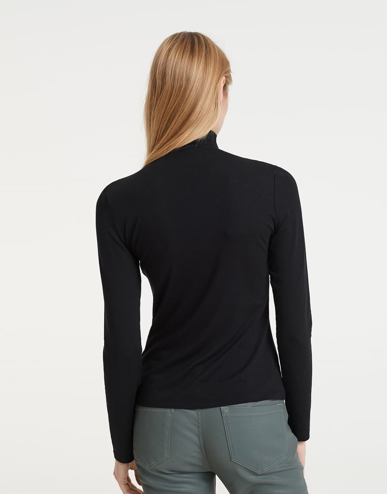 OPUS Langarmshirt Sayar Viskose schwarz S22 248599455100 40 | 900 black | 