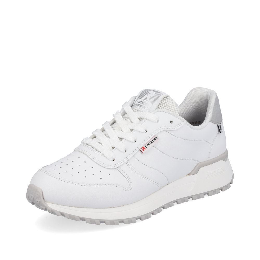 Rieker EVOLUTION Damen Sneaker Leder Wechselfußbett weiß S13 W0600-80 
