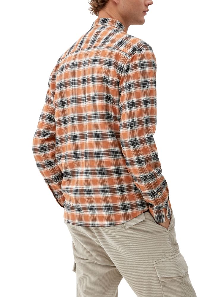 s.Oliver Hemd Regular: Karohemd aus Twill S22 2121004 