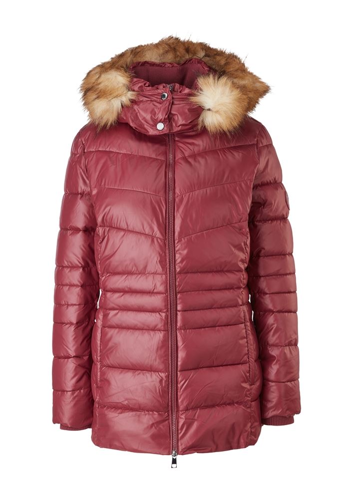 s.Oliver Pufferjacke mit Kapuze rot S21 2104577 46 | 4909 purple | 