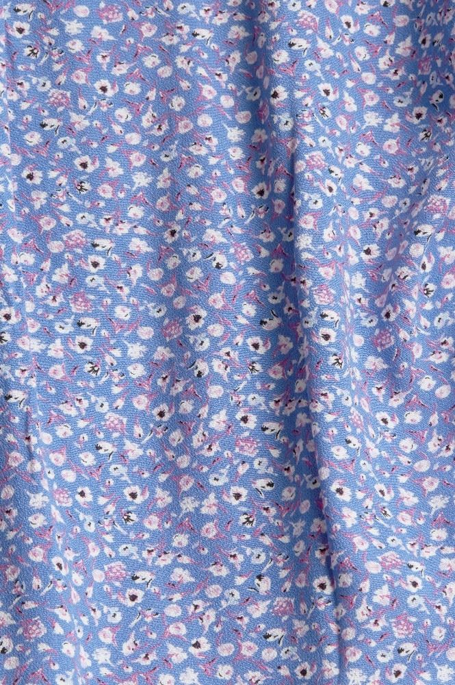 ESPRIT Florale Bluse aus LENZING™ ECOVERO™ 032EE1F327 XS | E448 LIGHT BLUE | 