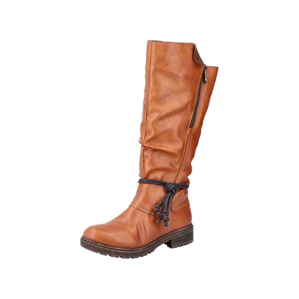 Rieker Antistress Damen Stiefel Langschaft TEX- Membran Warmfutter braun S22  Z4758-24 38 | cayenne/brandy | F