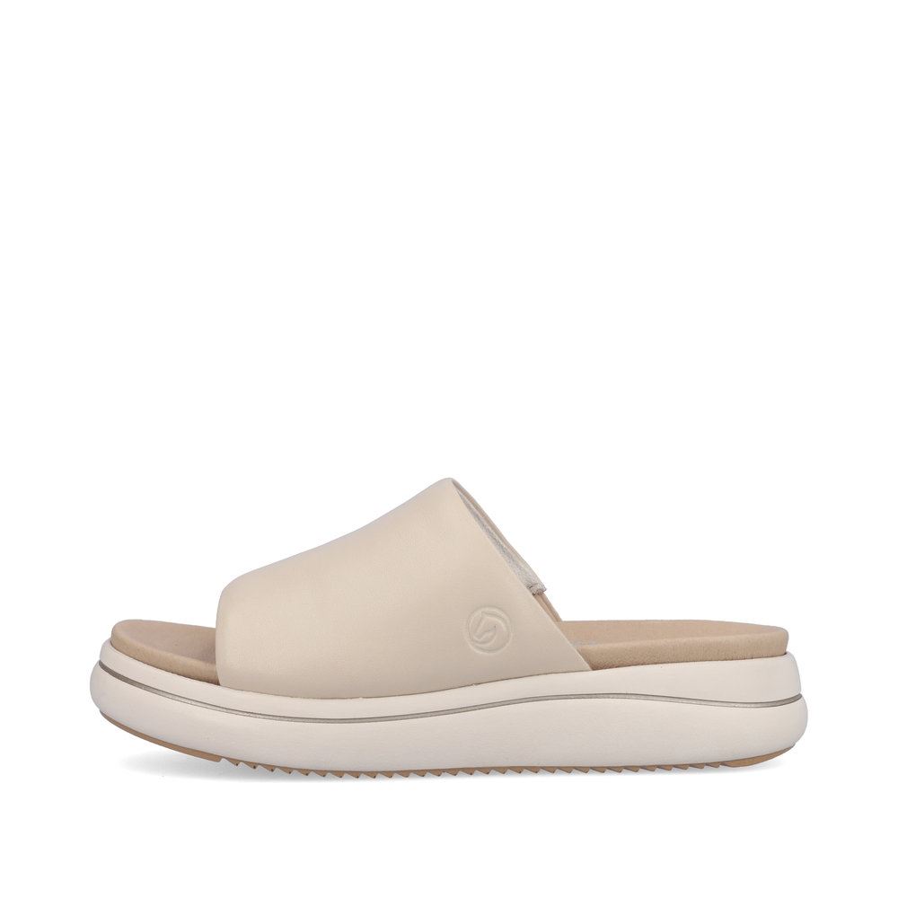 Remonte Damen Pantoletten cremebeige S13  D0L51-80 