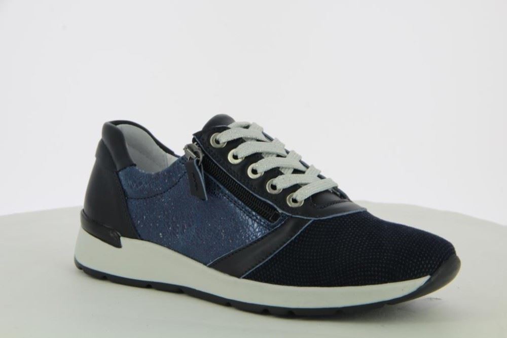 Aco Sneaker Mila Stretch blau weiß 756/8066 