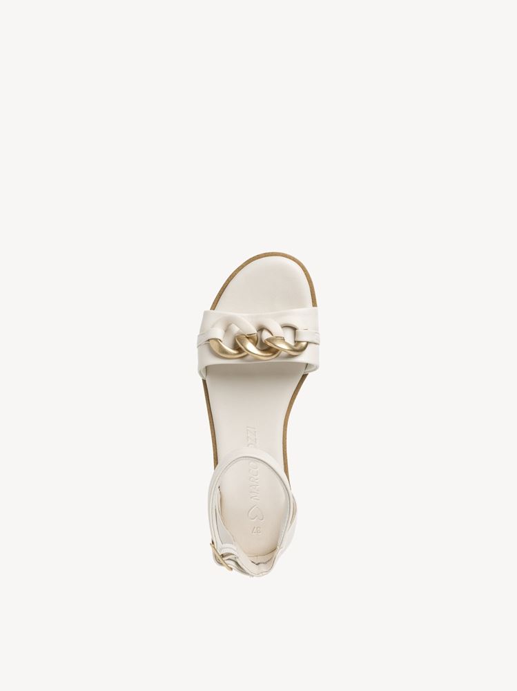 Marco Tozzi Sandale cream/gold S13  2-2-28610-20 