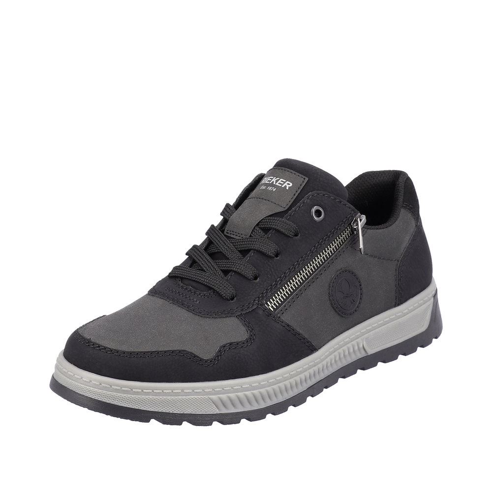 Rieker Antistress Herren Sneaker Schnürschuh Extraweite schwarz S23 37029-00 