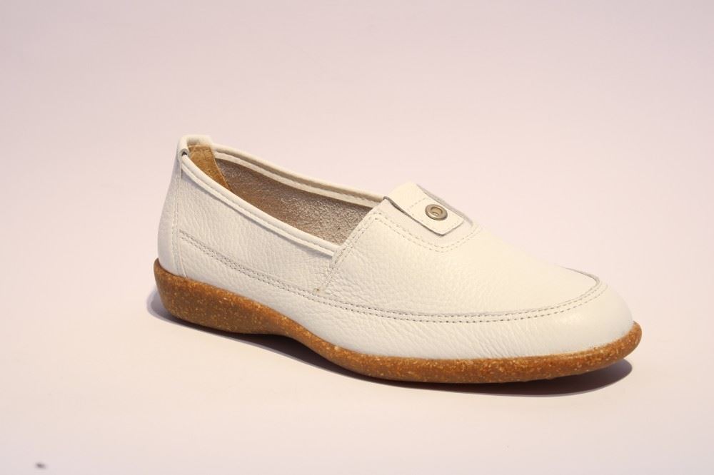 ACO Slipper Cindy leder weiß 341/9501 38 | 5099 white | 