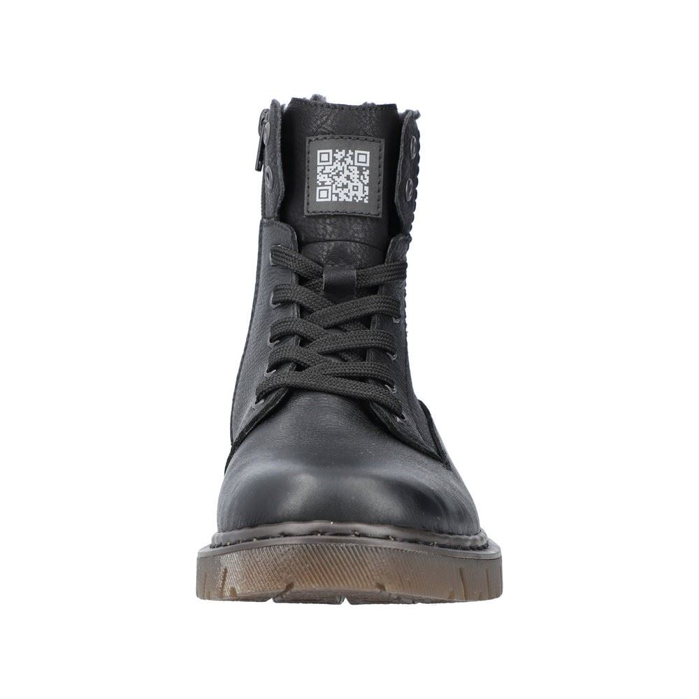 Rieker Antistress Herren Stiefel Schnürboots Leder schwarz S22 31602-00 