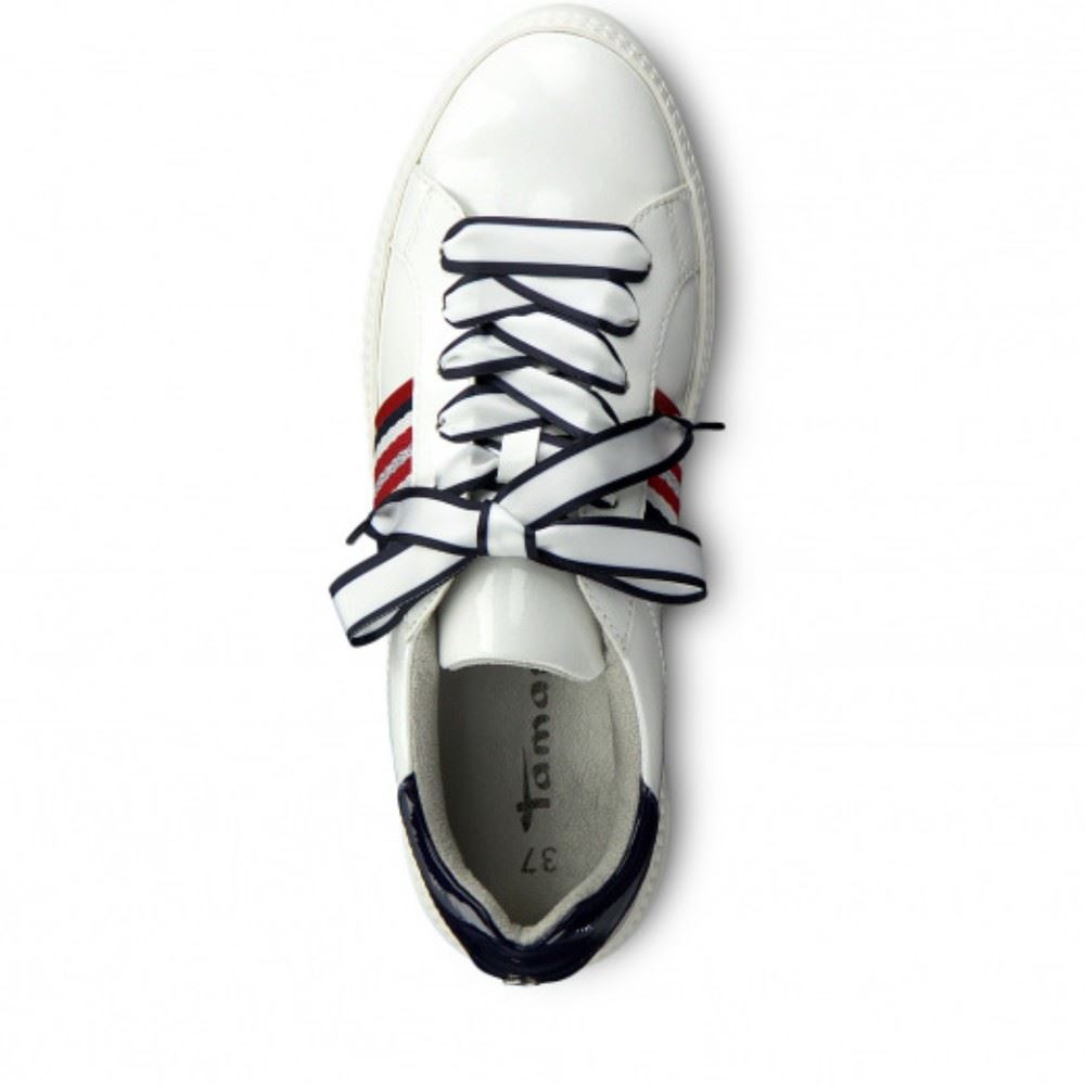 Tamaris Sneaker Schnürer weiß 1-1-23750-24 