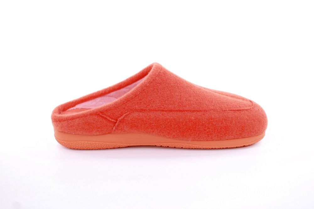 s`knöpfli Damen Hausschuh Pantolette orange S22 X10625P 40 | naranja azulina | 