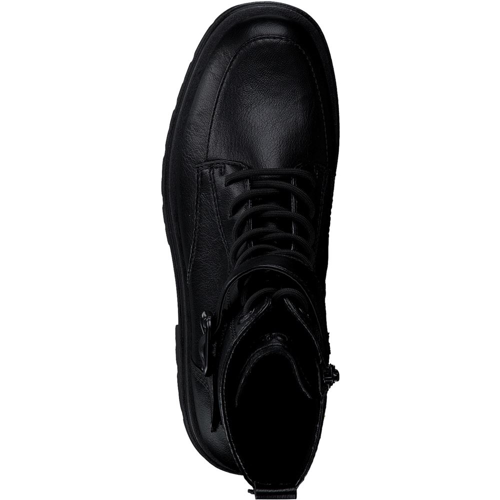 s.Oliver Damen Schnürboot Schnürstiefel Zierriegel schwarz S22 5-5-25251-29 