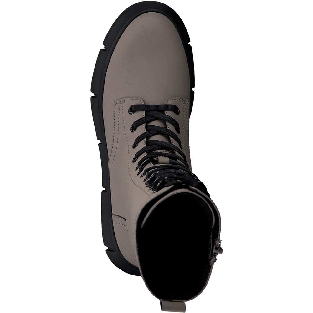s.Oliver Damen Schnürstiefel grau S22 5-5-25211-29 39 | 341 TAUPE | 