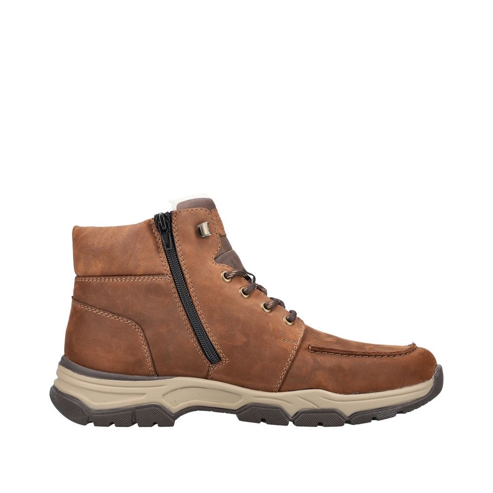 Rieker Antistress Herren Schnürboot Schnürschuh Leder TEX- Membran  braun S21 31240-22 40 | noce/peanut | H