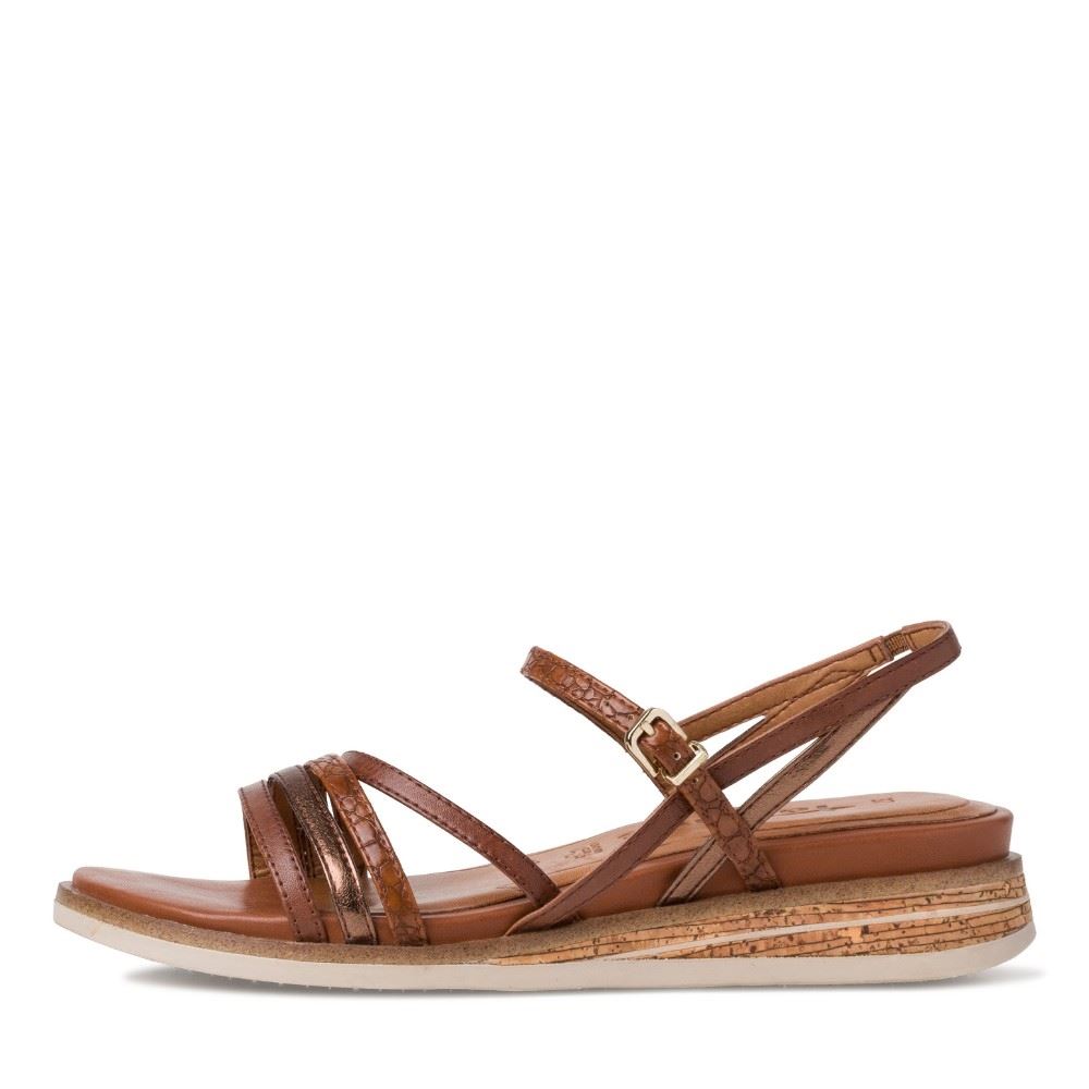 Tamaris Sandalette cognac komb 1-1-28269-28 40 | 392 COGNAC COMB | 