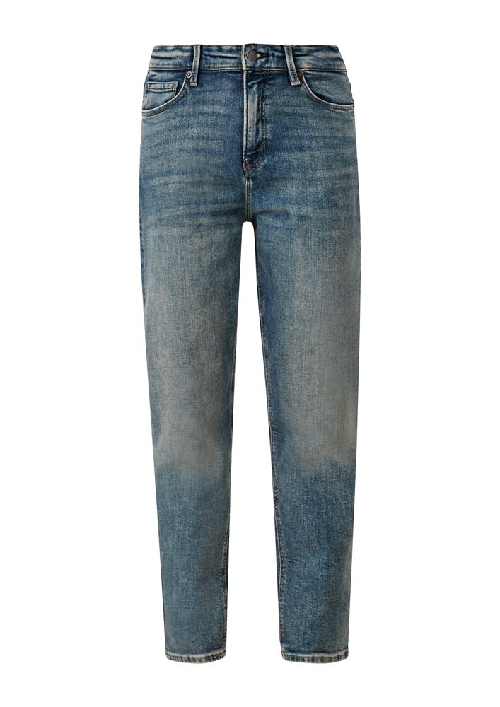 QS designed by Jeans Mom Regular Fit mit Waschung blau S12 2117478 34 | 57Z3 dark blue | 