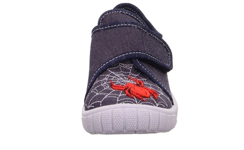 superfit Hausschuh BILL blau rot spider 1-000271-8100 