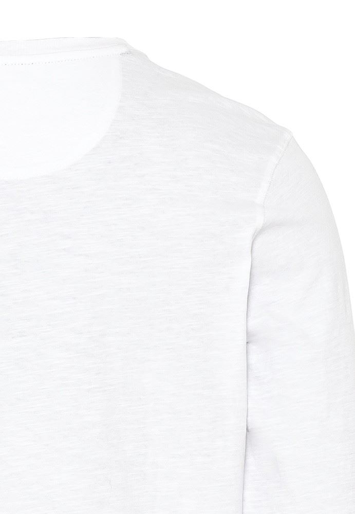 Camel Active Langarmshirt Henley - Kragen Organic Cotton cremeweiß Noos 9T05409371 XXXL | 01 | 