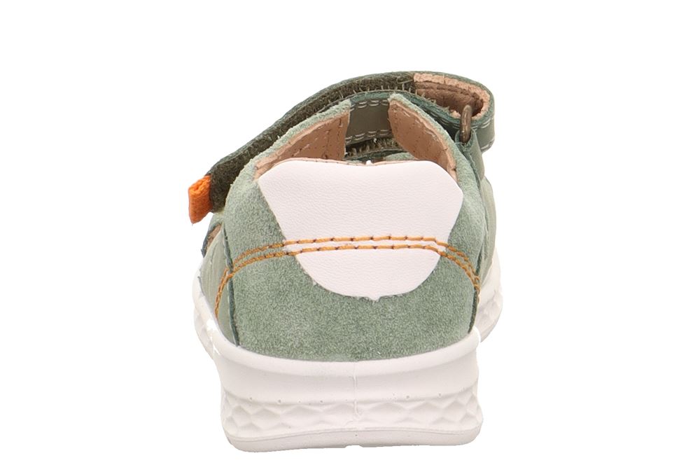 superfit LAGOON Sandale mit Klettverschluss hellgrün/orange S13  1-000510-7500 