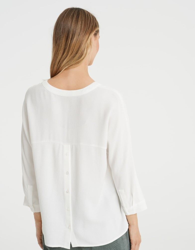 OPUS Shirtbluse FALIEN milk S22 1007045809100 