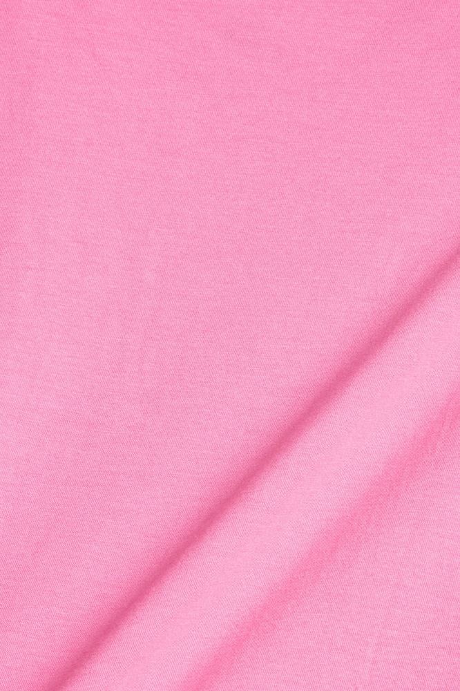 EDC T-Shirt Blumen Print Rundhalsausschnitt Biobaumwolle rosa S12 032CC1K304 