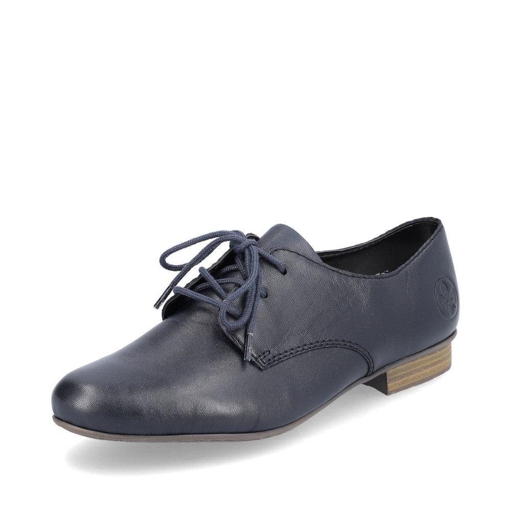 Rieker Antistress Damen Schnürschuh Leder klassisch blau S13 51900-14 