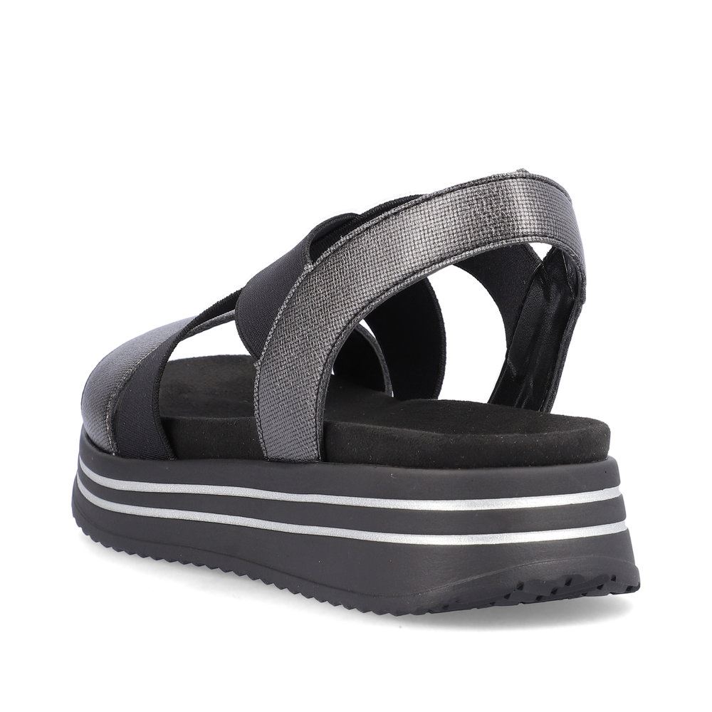 Remonte Damen Riemchensandalen nachtschwarz S13  R2954-01 
