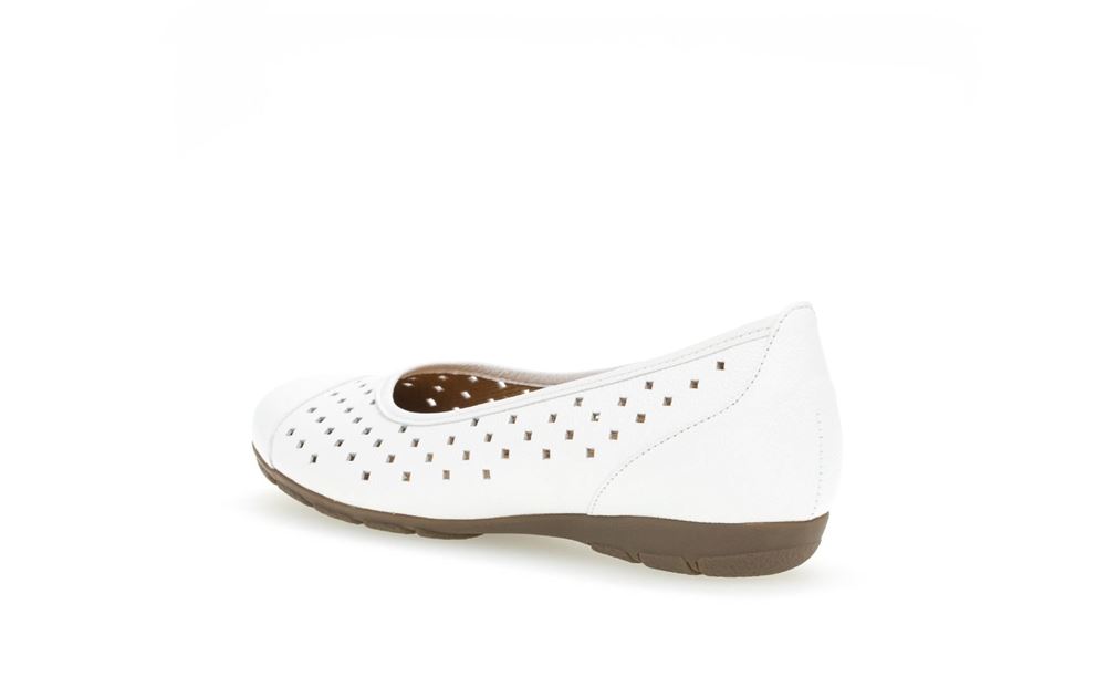 Gabor sportlicher Ballerina weiß S13 24.169.21 