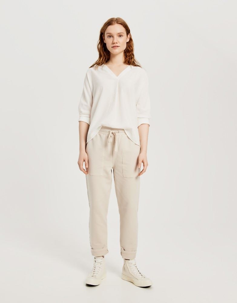OPUS Bluse 3/4 Arm Fudia weiß S11 244799154 