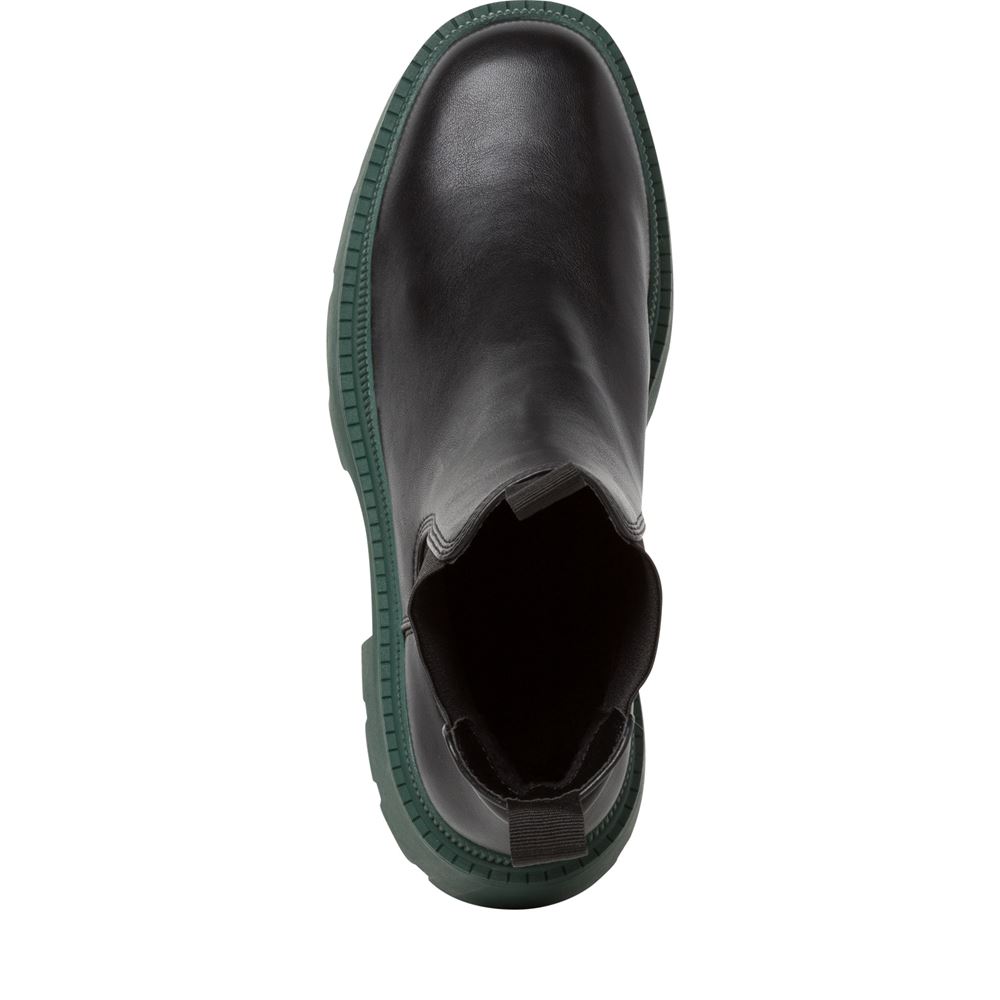 Tamaris Chelsea- Boot TOUCHit- Fußbett markante,farbige Sohle schwarz S22 1-1-25405-29 