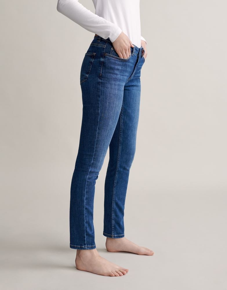 OPUS Skinny Jeans Elma strong blue blau S22 247819066 
