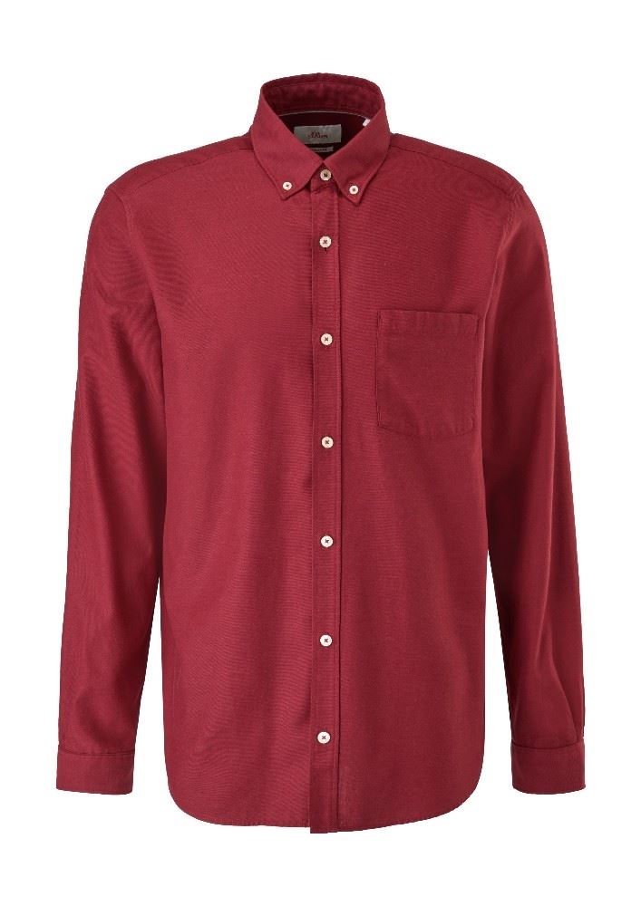 s.Oliver Regular: Leichtes Twillhemd S12 2120952 XL | 3877 RED | 