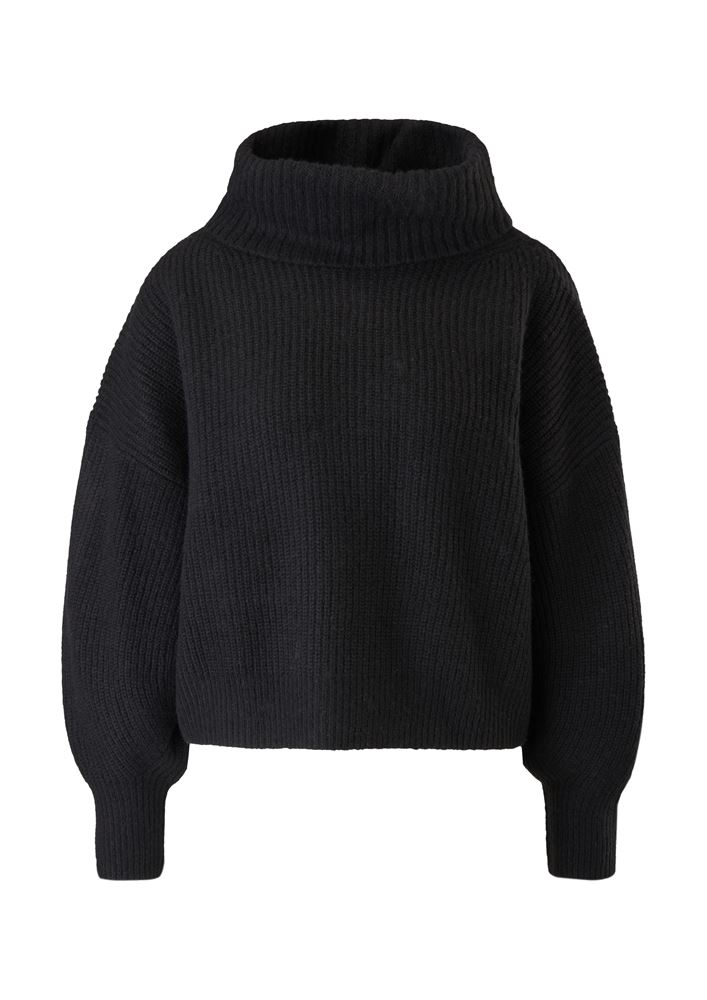 s.Oliver Pullover Rippstruktur Rollkragen weiß,orange, grün, schwarz S22 2120703 