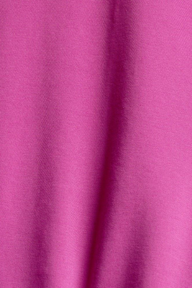ESPRIT ausgestelltes T-Shirt-Kleid aus Bio-Baumwoll-Mix 032EE1E325 S | E661 PINK FUCHS | 