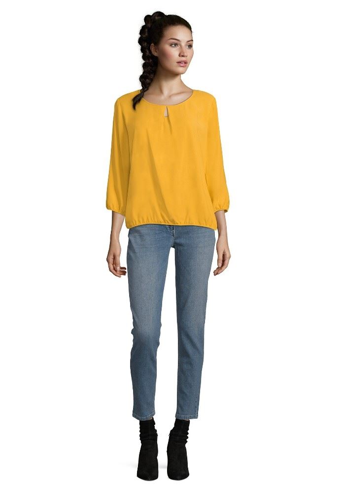 Betty Barclay Bluse 3/4 gelb rot 60238204 