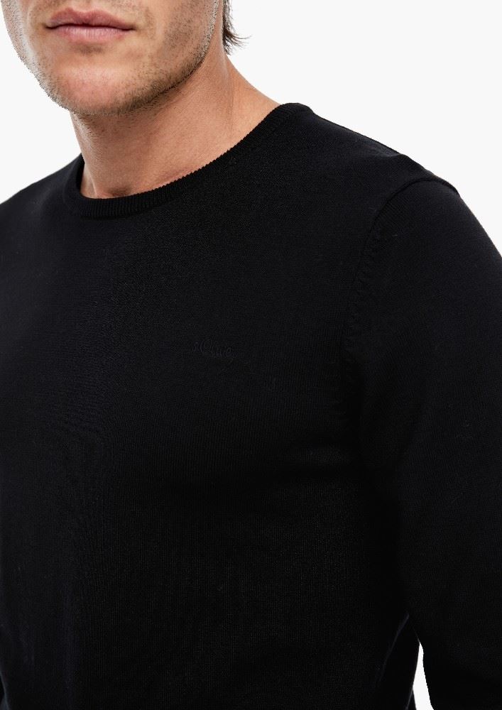 s.Oliver Feinstrickpulli schwarz 2040664 XL | 9999 black | 