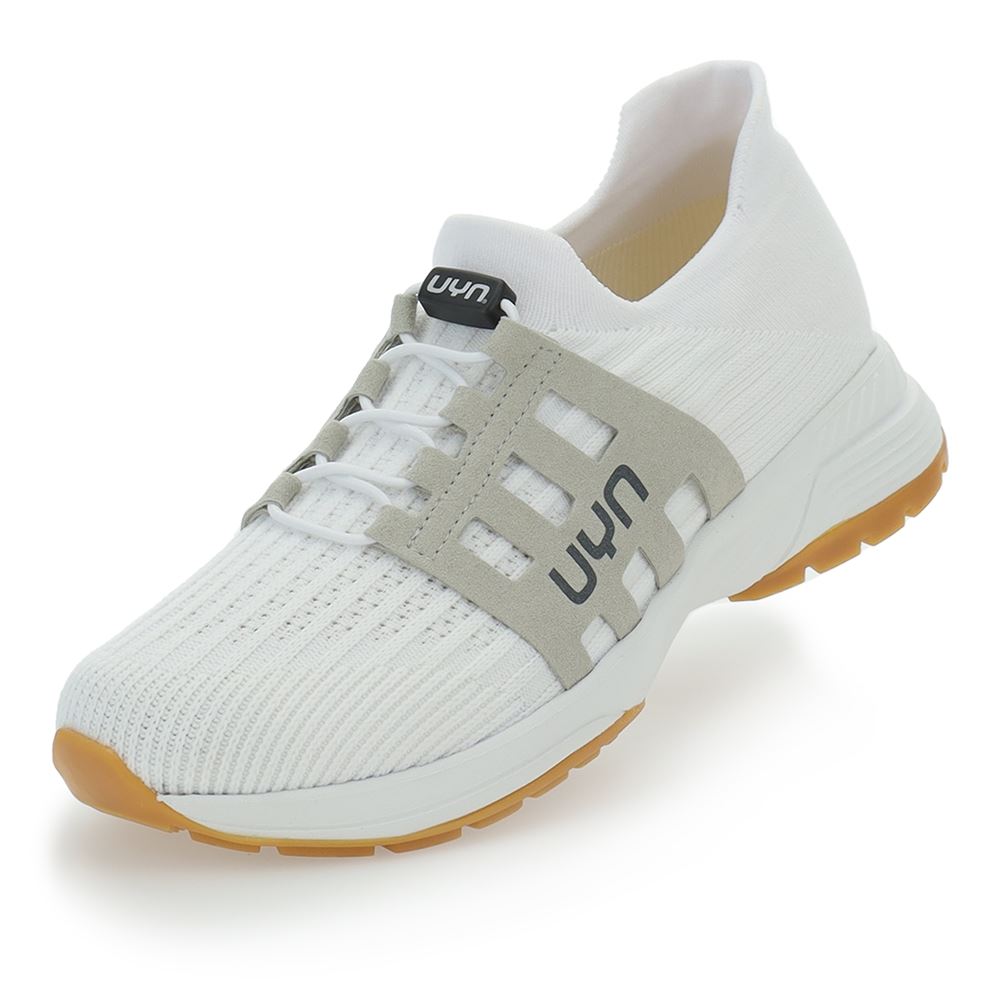 UYN HARU SHOES SX4 Damen Sneaker Merinowolle weiß, grau S13 Y100191 