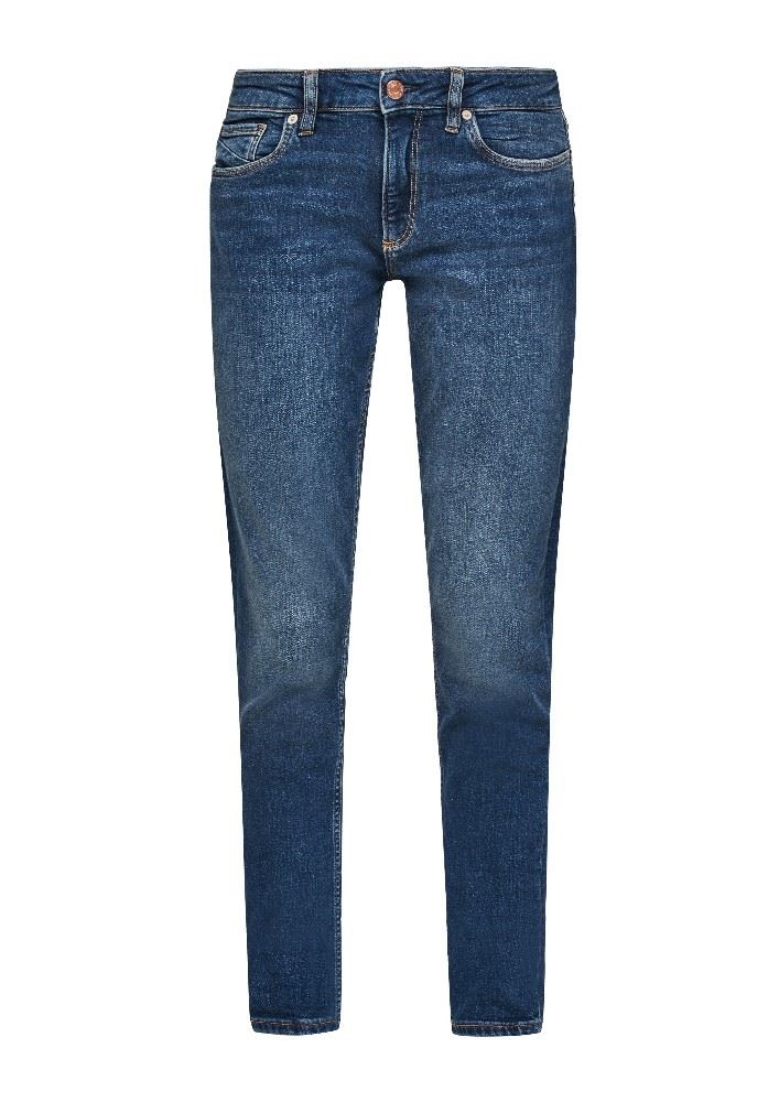 QS designed by Jeans Slim Leg blau S12  2102313 42 | 58Z6 BLUE | L32