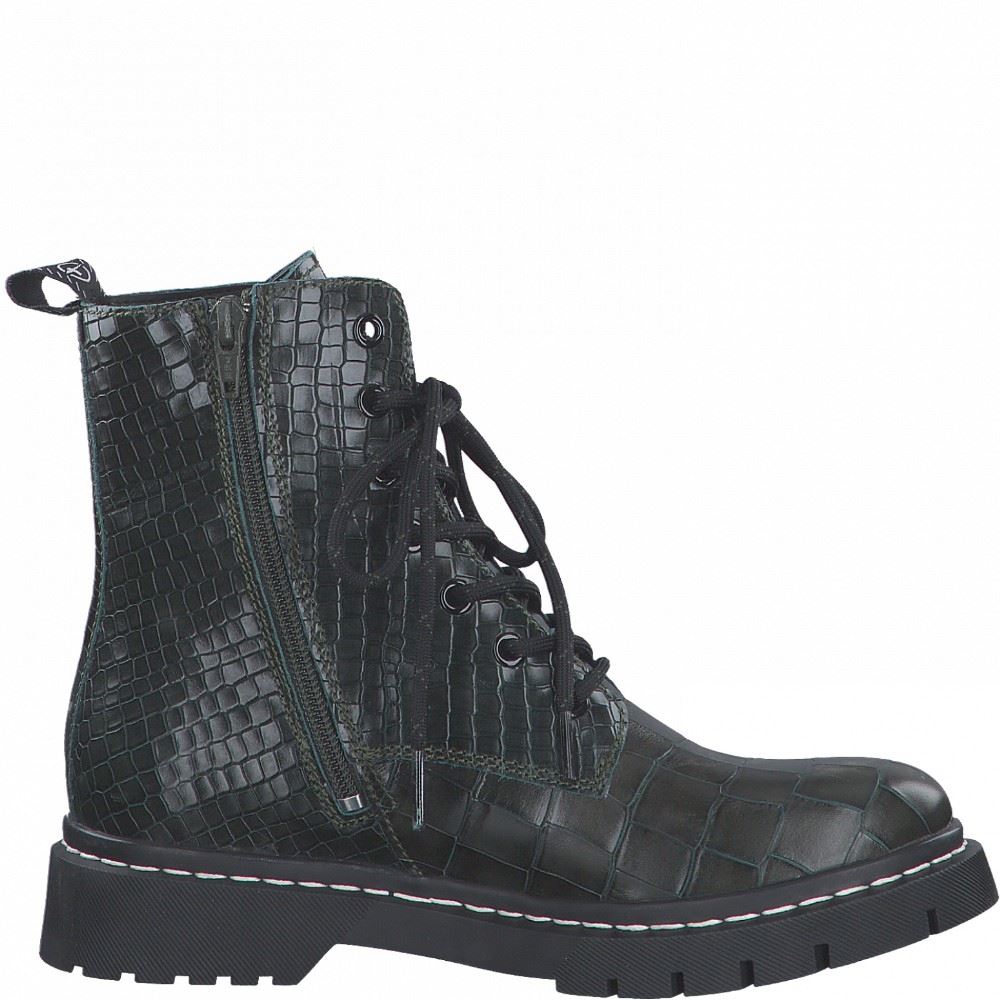 Tamaris Schhnürstiefelette olive S21 1-1-25865-27 