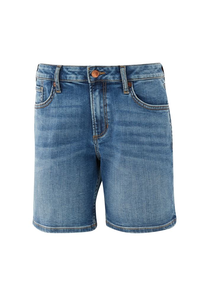 QS designed by Regular: Shorts mit Waschung S13 2131032 