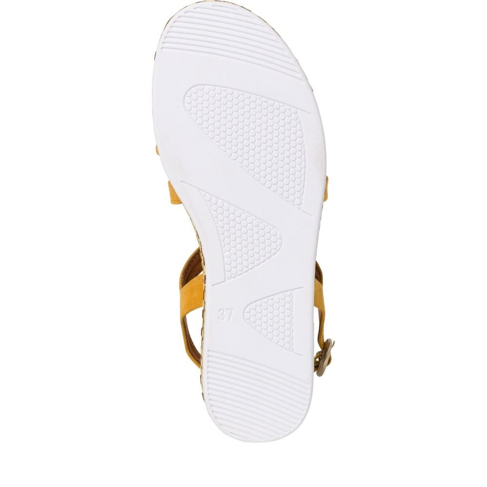 Marco Tozzi Sandale gelb 2-2-28740-24 39 | 656 SAFFRON COM | 
