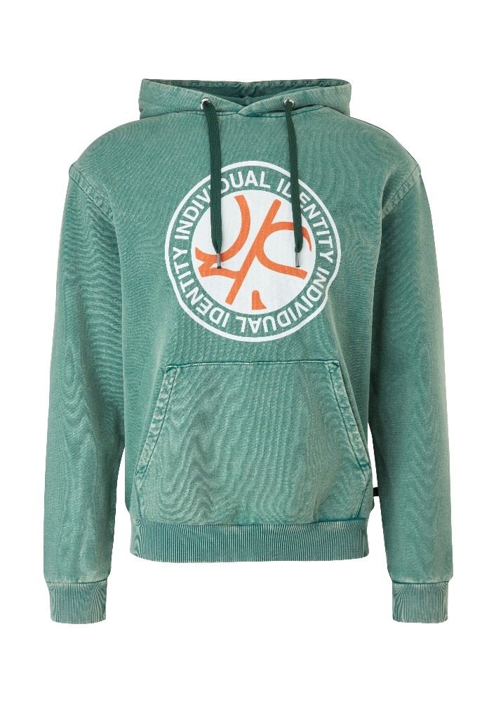 QS designed by Kapuzensweatshirt mit Frontprint 2112283 