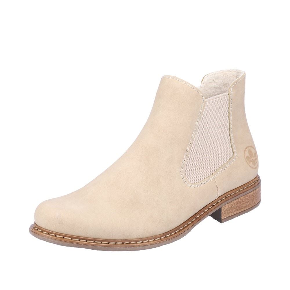 Rieker Antistress DameChelsea- Boots Stiefelette beige S22 Z4994-60 42 | porzellan/ginge | F